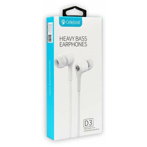Наушники Celebrat D3 белые 35000₽