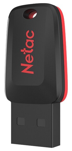 Флешка Netac U197 8ГБ USB2.0 черный/красный (NT03U197N-008G-20BK) - фото №5