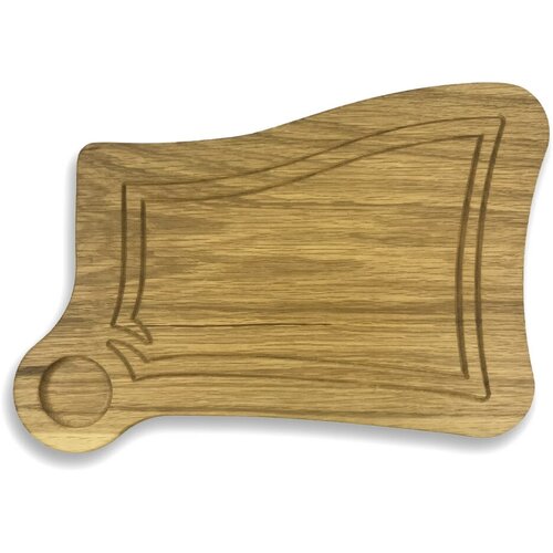 Разделочная доска ser016 / 23х32см / Сухой массив карагача