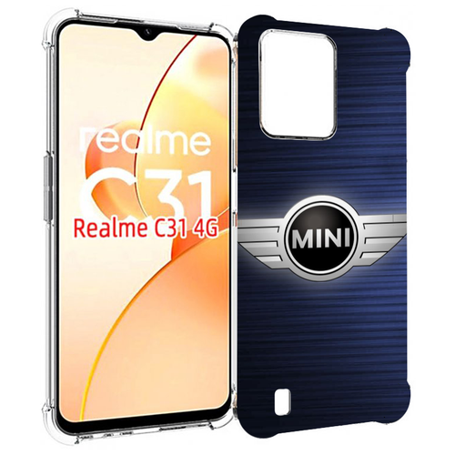 Чехол MyPads мини-mini-2 (2) мужской для OPPO Realme C31 задняя-панель-накладка-бампер