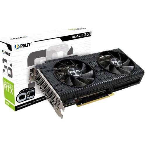 Palit RTX3060 DUAL OC 12GB GDDR6 192bit 3-DP HDMI 10 NE63060T19K9-190AD 4431600₽