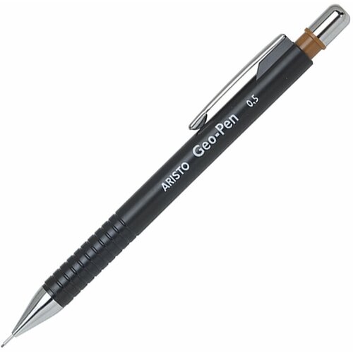 Автокарандаш Aristo Geo-Pen, HB, резиновый грип, черный корпус 0.5 мм