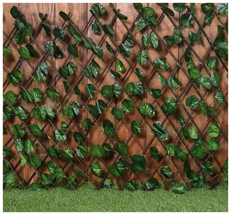 Ограждение декоративное 120 × 70 см «Лист ольхи» Greengo