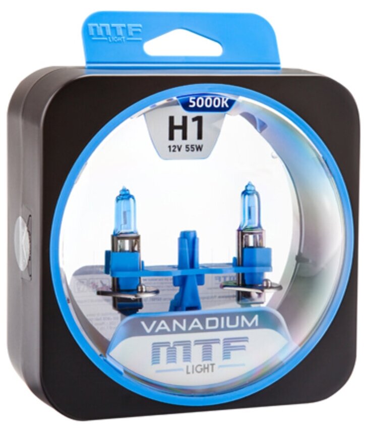 Галогеновые лампы MTF Vanadium 5000К H1 2 шт