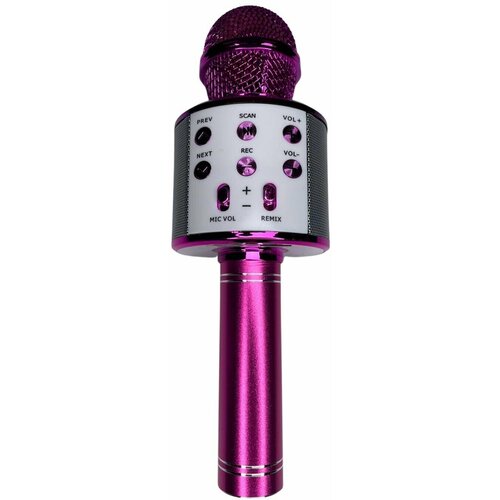 Беспроводной караоке микрофон WS 858 Караоке колонка с микрофоном Микрофон блютуз bluetooth