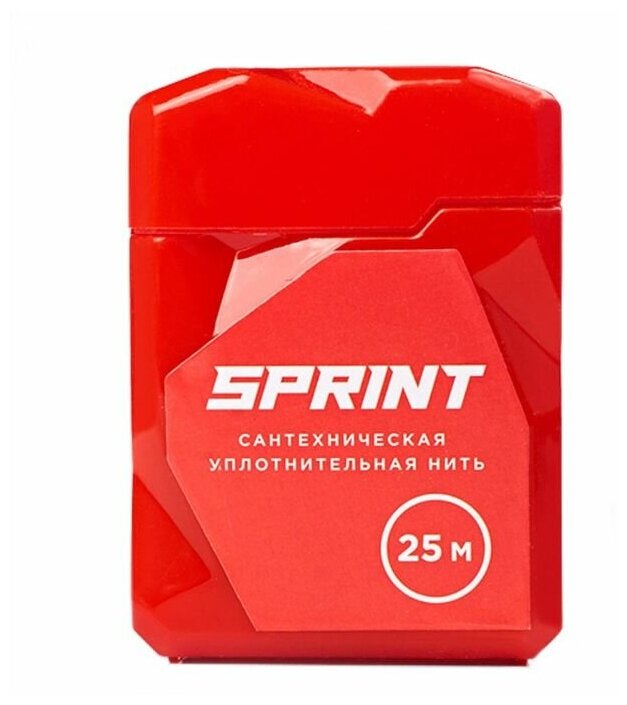 Уплотнительная нить Sprint, бокс 25 м, блистер - фотография № 1