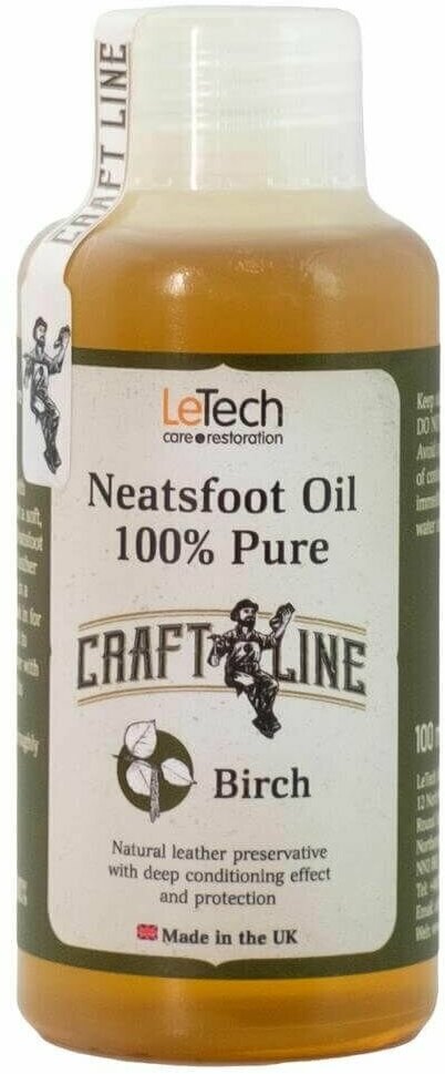 Масло костное для кожи с запахом Natural LeTech Neatsfoot Oil Leather 100% Pure 100ml