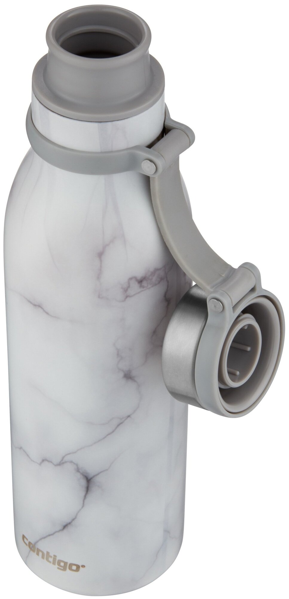 Термос-бутылка Contigo Matterhorn Couture 0.59л. белый (2104548) - фотография № 4