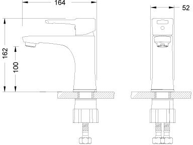Смеситель Lemark Evitta LM0506C для умывальника — фото 1