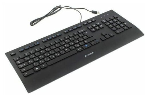 Клавиатура проводная LOGITECH K280e USB 104 клавиши черная 920-005215