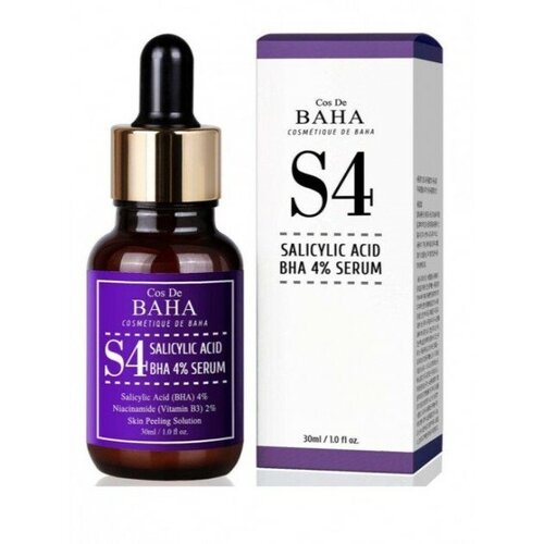 Кислотная сыворотка для проблемной кожи SALICYLIC ACID 4% EXFOLIANT SERUM (S4), 30 мл