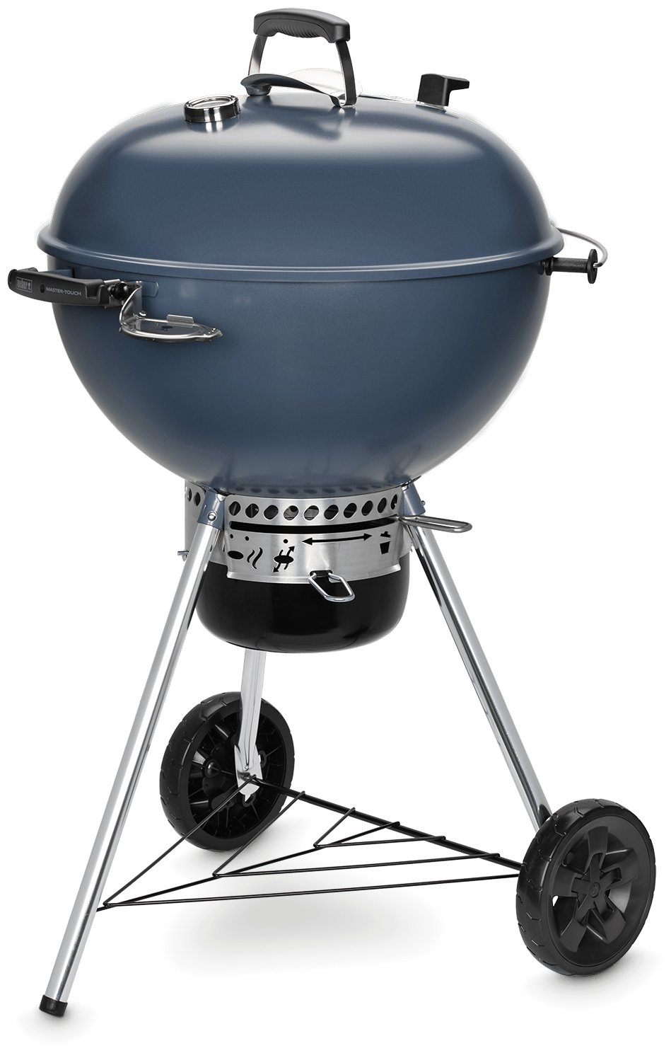 Гриль угольный Weber Master-Touch GBS C-5750, синий графит - фотография № 3