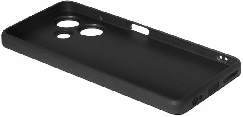 Силиконовый чехол для Infinix Hot 30i DF inCase-27 (black) — фото 1