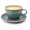 Кофейная пара (чашка и блюдце) RISE 210 мл серая - изображение