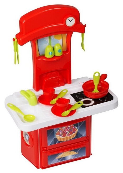 HTI Детская кухня Smart Mini 60 см, 14 предметов, со звуком 1684483