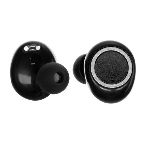 Наушники LuazON VBT 120 беспроводные вакуумные Bluetooth 50 300 мАч бокс черные 124300₽