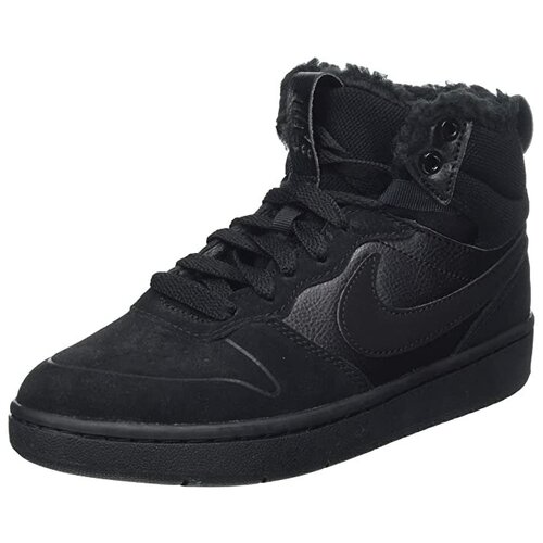 Кроссовки детские Nike 'Court Borough Mid 2' CQ4023-001 35.5RU черный  