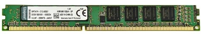 Оперативная память Kingston KVR16N11/4 DDR3 4 ГБ 1600 МГц DIMM