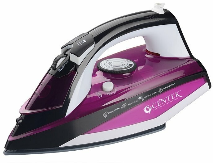 Утюг CENTEK CT-2344, 2400Вт, фиолетовый [ct-2344 violet]