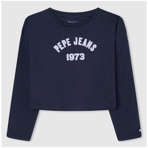 джемпер для девочек, Pepe Jeans London, модель: PG502955, цвет: темно-синий, размер: 14