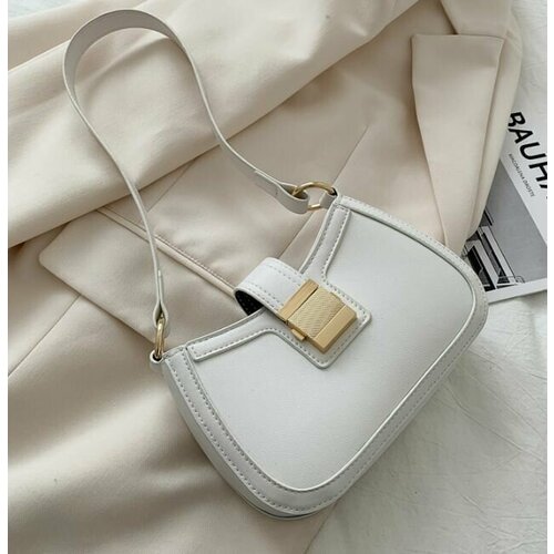 фото Сумка клатч , фактура гладкая, белый bottoncini