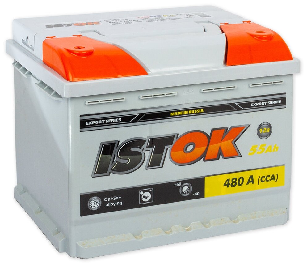 ISTOK 6CT-55N Аккумулятор исток 55 А/ч Прямая L+ 242x175x190 EN480 А