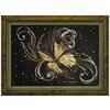 Набор для вышивания RK LARKES Золотая бабочка, 21х29 см - изображение