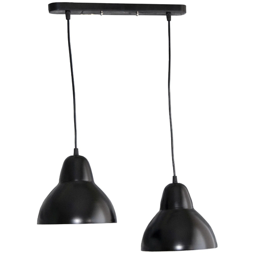 Подвесной светильник, люстра подвесная Rabesco, Арт. RB-2019/2-B, E27, 40 Вт., кол-во ламп: 2 шт., цвет черный
