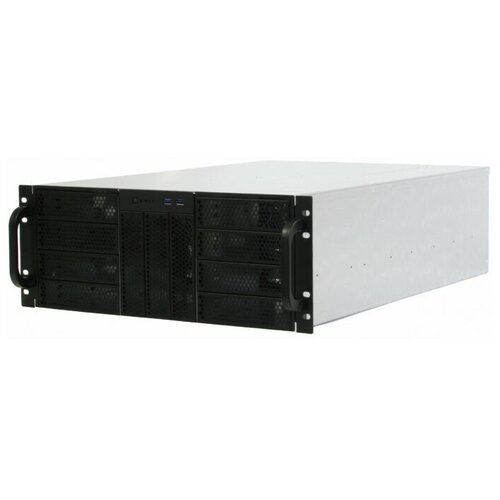Procase Корпус RE411-D11H0-A-45 Корпус 4U server case,11x5.25+0HDD, черный, без блока питания, глубина 450мм, MB ATX 12x9,6 RE411-D11H0-A-45