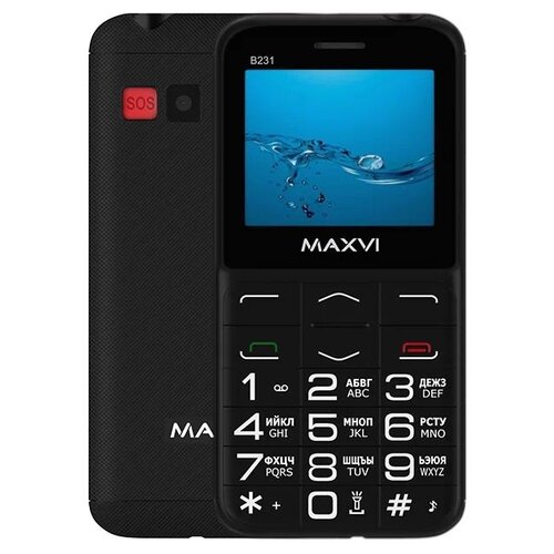 Сотовый телефон Maxvi B231 black