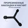 Кронштейн держатель для видеокарты, вертикальный, стойка 260 мм, черный