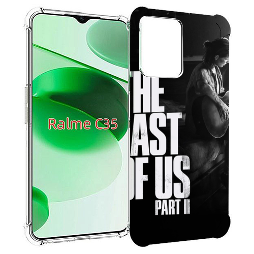 Чехол MyPads The Last of Us Part II Элли для Realme C35 / Narzo 50A Prime задняя-панель-накладка-бампер чехол задняя панель накладка бампер mypads the last of us part ii элли для realme x7