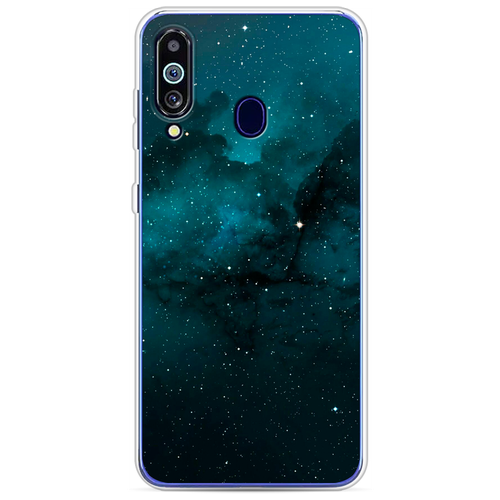 Силиконовый чехол на Samsung Galaxy M40/A60 / Самсунг Галакси М40/А60 Синий космос силиконовый чехол на samsung galaxy a60 самсунг галакси а60 синий космос