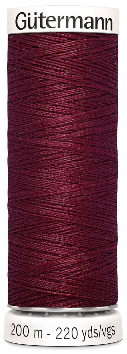 Нить универсальная Gutermann Sew All, бордо, 368