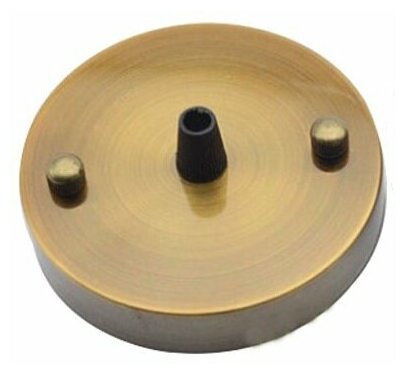 фото Потолочная чаша для светильника на 1 вывод, бронза