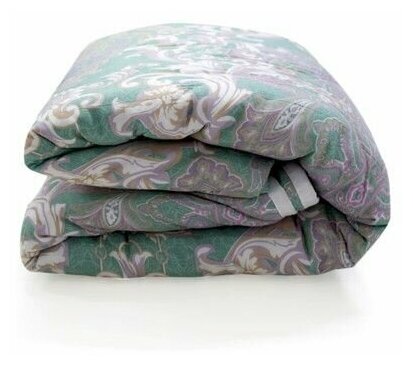 Одеяло Practical 2-x спальное, 172x205 см, стеганое, полисатин, зеленый - фотография № 3