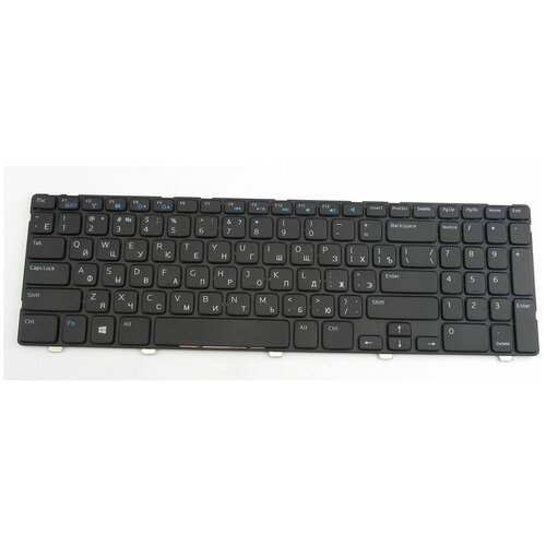Новая клавиатура RU для ноутбуков Dell Inspiron 15-3521 черная с матовой рамкой клавиатура zeepdeep для ноутбука dell inspiron 15 3521 черная с рамкой гор enter