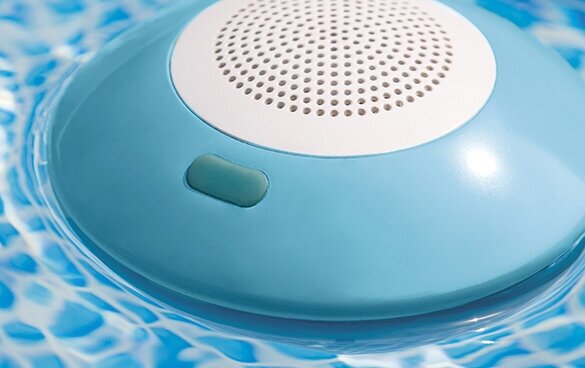 Плавающая музыкальная Bluetooth-колонка с Led-подсветкой Intex - фото №11
