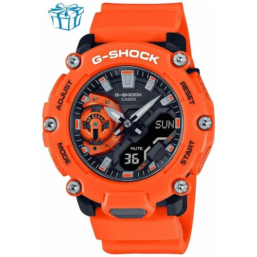 Часы наручные мужские Casio G-Shock GA-2200M-4AER Carbon Core Guard с гарантией