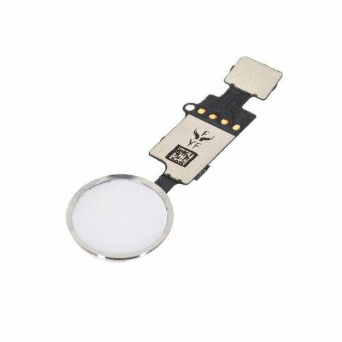 Кнопка (механизм) Home для Apple iPhone 7 / iPhone 7 Plus / iPhone 8 и др. (сенсорная / в сборе) серебро кнопка механизм home для apple iphone 4