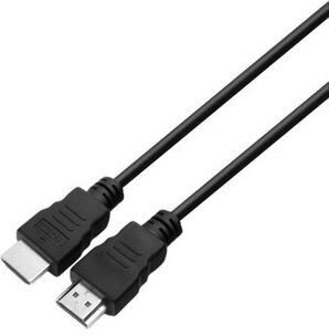Кабель HDMI (EXPLOYD EX-K-1407 Кабель HDMI-HDMI V1.4 1.0M круглый чёрный)