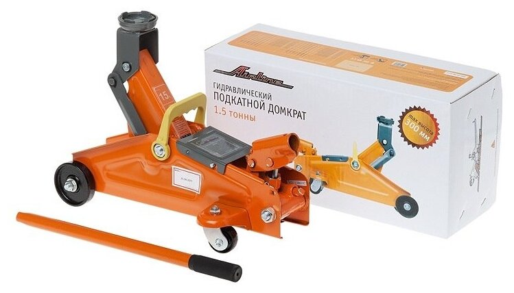 Домкрат гидравлический Airline подкатной 15т 140мм-300мм
