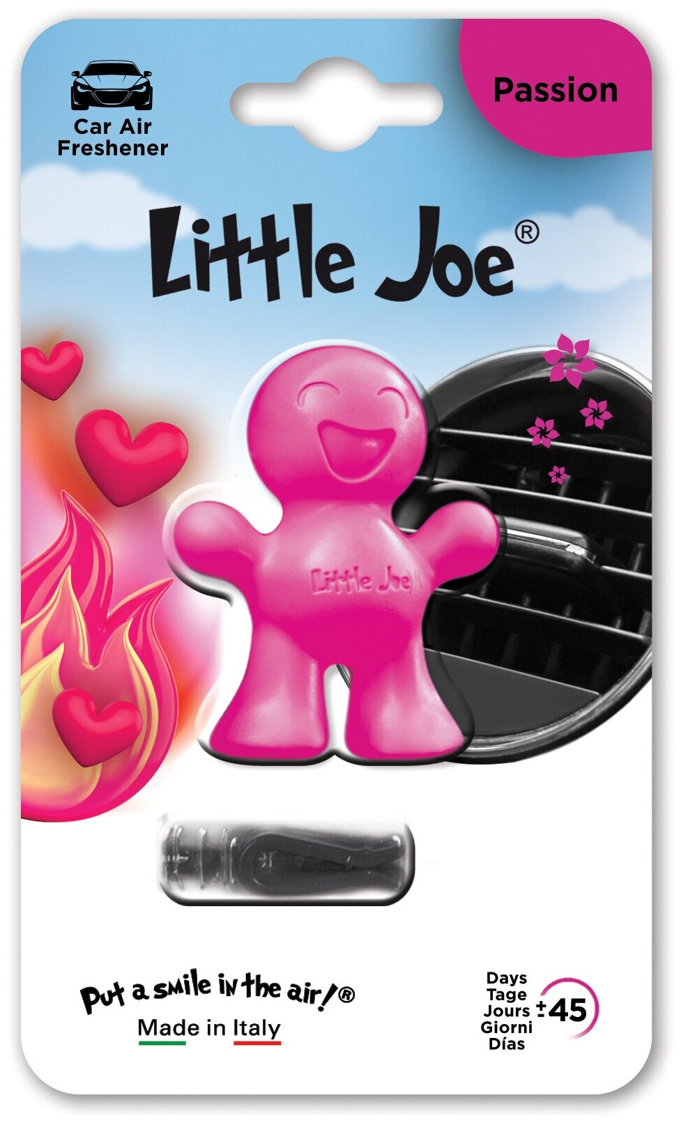 Ароматизатор в дефлектор улыбающийся человечек Little Joe Classic Passion, Страсть