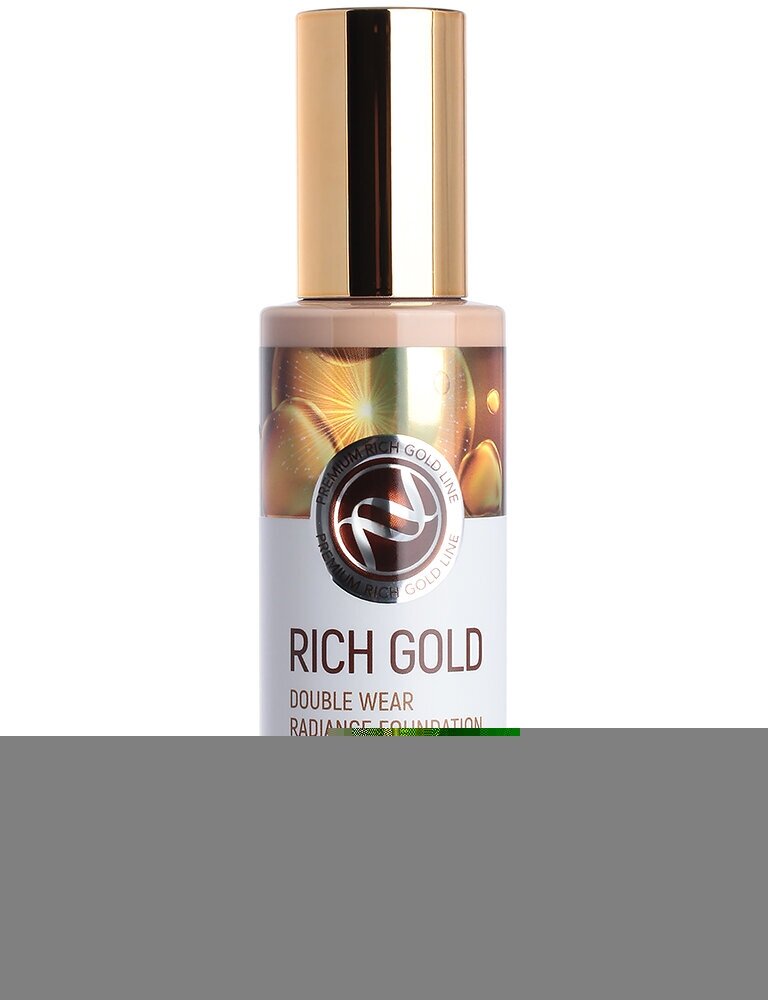 Основа тональная Rich Gold Double Wear Radiance Foundation #13 100мл ENOUGH - фото №9