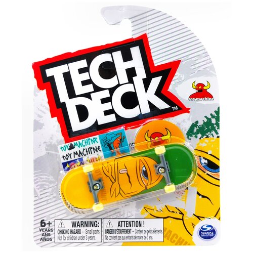 Фингерборд Tech Deck Toy Machine Bored Sect Green and Yellow