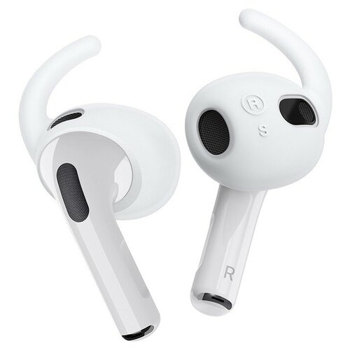 Накладки Elago Earbuds Hooks Cover для AirPods 3 (2021), Nightglow Blue (4 пары) амбушюры для наушников apple airpods pro 1 2 3 пары 3 размеров s m l 6 штук