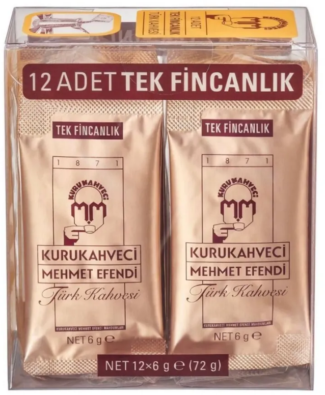 Кофе молотый турецкий порционный Мехмет Эфенди 36 шт.х6 гр - фотография № 2