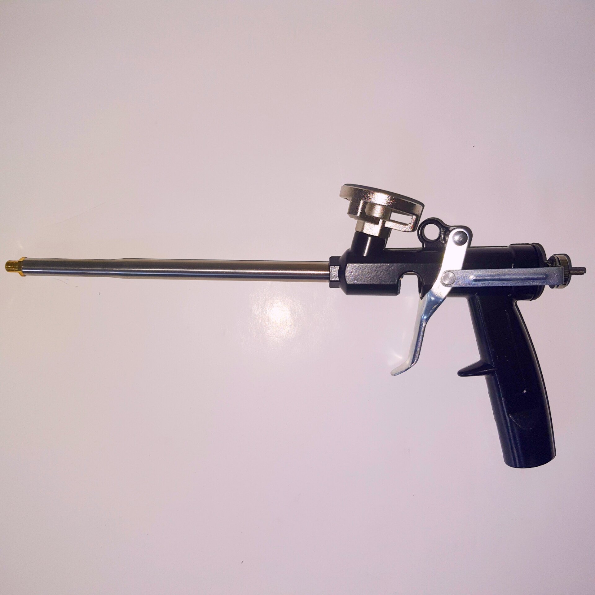 Пистолет для монтажной пены профессиональный металлический корпус - фотография № 12