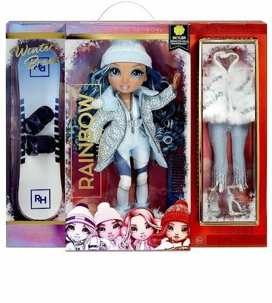 Rainbow High - Кукла Winter Break Fashion Doll Skyler Bradshaw (Blue)