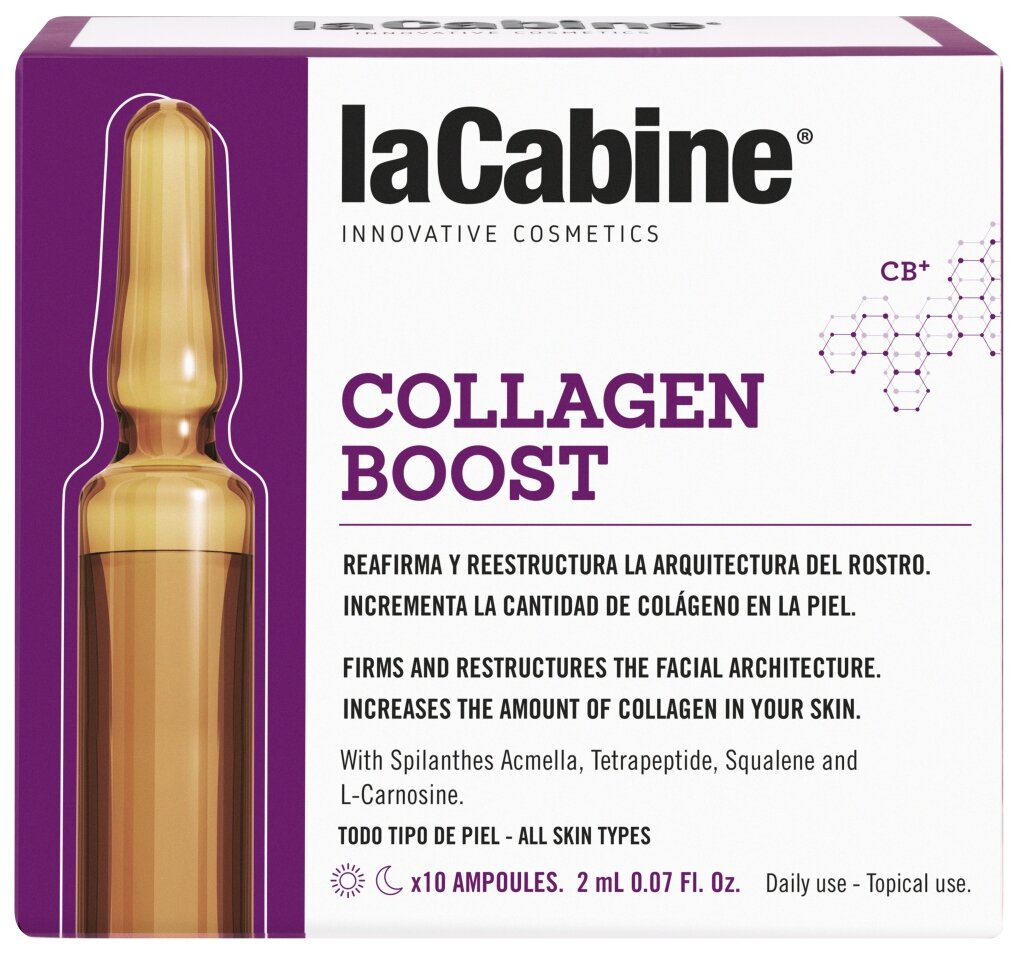 Сыворотка концент. в ампулах-стимулятор коллагена Collagen boost ampoulex La Cabine 2мл 10шт MAGASALFA S.L. - фото №1